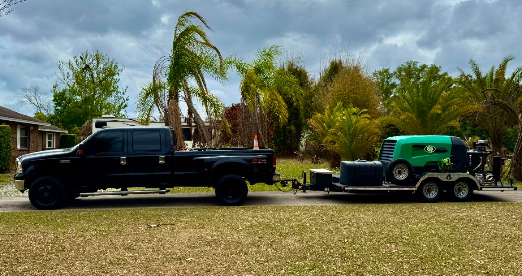 Black Ox Sandblasting — fully equipped mobile rig and truck serving Central Florida